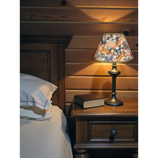Oriental Koi Carp Fabric Tapered Empire Lampshades