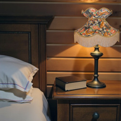 Oriental Koi Carp Victorian Fabric Lampshades