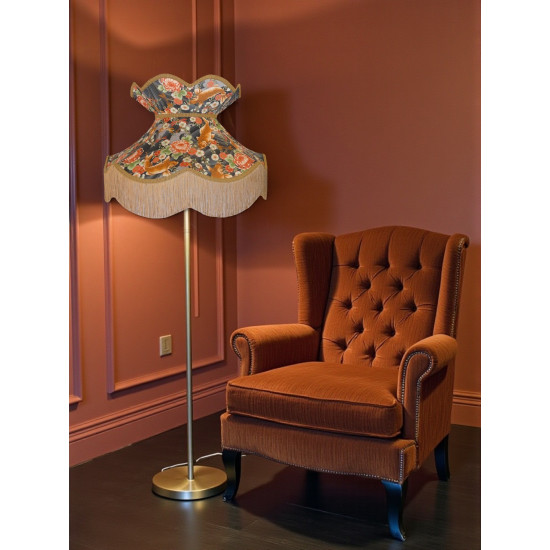 Oriental Koi Carp Victorian Fabric Lampshades