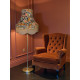 Oriental Koi Carp Fabric Double Scallop Lampshades