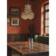 Oriental Koi Carp Fabric Double Scallop Lampshades
