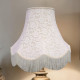 Cream French Lace Scalloped Fabric Lampshades