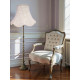 Cream French Lace Modern Scalloped Fabric Lampshades