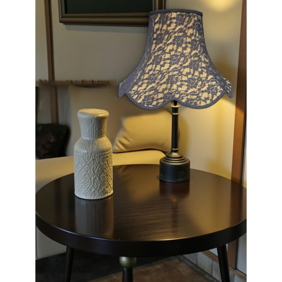 Gold and Black Lace Modern Fabric Lampshades