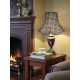 Gold and Black Lace Modern Fabric Lampshades