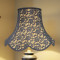 Gold and Black Lace Modern Fabric Lampshades