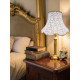 Gold and Cream Lace Modern Fabric Lampshades