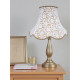 Gold and Cream Lace Modern Fabric Lampshades