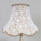 Gold and Cream Lace Modern Fabric Lampshades