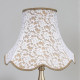 Gold and Cream Lace Modern Fabric Lampshades