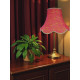 Gold and Red Lace Modern Fabric Lampshades