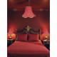 Gold and Red Lace Modern Fabric Lampshades