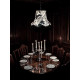 Gothic Skulls and Roses White Fabric Lampshades