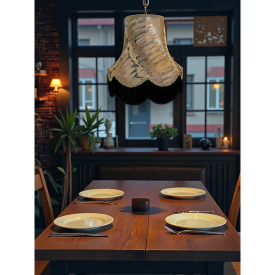 Moroccan Inca  Bronze Fabric Lampshades