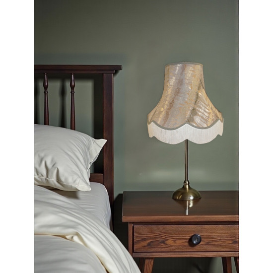 Moroccan Inca Silver Fabric Lampshades