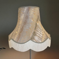 Moroccan Inca Silver Fabric Lampshades