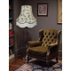 Autumn Leaf Fabric Scalloped Lampshades