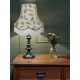 Autumn Leaf Fabric Scalloped Lampshades