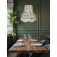 Autumn Leaf Fabric Scalloped Lampshades
