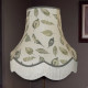 Autumn Leaf Fabric Scalloped Lampshades Autumn Leaf Fabric Scalloped Lampshades