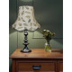Autumn Leaf Modern Scalloped Fabric Lampshades