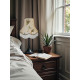 Cactus Taupe Fabric Scalloped Lampshades
