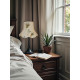 Cactus Taupe Modern Fabric Scalloped Lampshades
