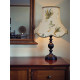 Cactus Taupe Modern Fabric Scalloped Lampshades