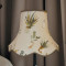 Cactus Taupe Modern Fabric Scalloped Lampshades