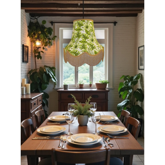 Tropical Leaf Lampshade