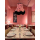 Pink Antique Fabric Lampshades