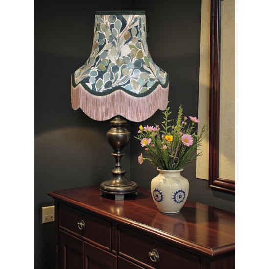 Porter and Stone Mardi Gras Green Lampshade