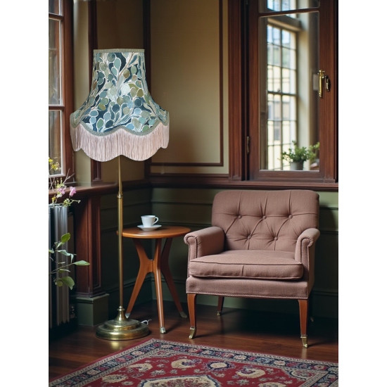 Porter and Stone Mardi Gras Sage Lampshade