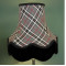 Grey and Black Tartan Fabric Lampshades