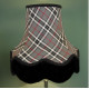 Grey and Black Tartan Fabric Lampshades