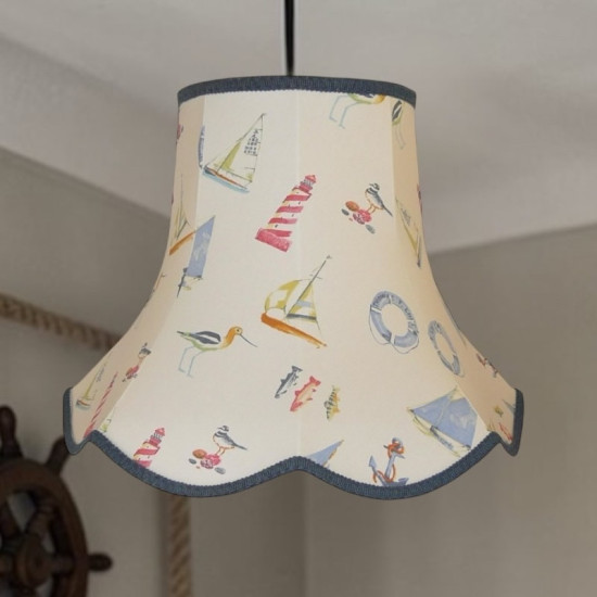 Padstow Nautical Sailing Modern Lampshade