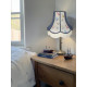 Padstow Blue Nautical Anchor Panel Fabric Lampshade