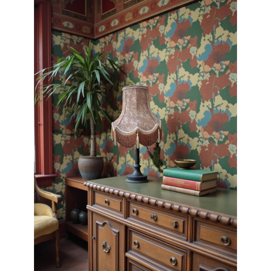 Paisley Jacquard Antique Gold and Cream Lampshade