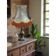 Paisley Jacquard Aqua Blue and Gold Lampshade
