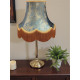 Paisley Jacquard Aqua Blue and Gold Lampshade
