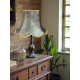Paisley Jacquard Aqua Blue and Gold Modern Lampshade