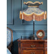 Paisley Jacquard Aqua Blue Victorian Lampshade