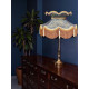 Paisley Jacquard Aqua Blue Victorian Lampshade