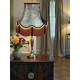 Paisley Jacquard Aqua Blue and Black Lampshade