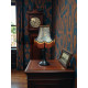 Paisley Jacquard Aqua Blue and Black Lampshade