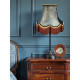 Paisley Jacquard Aqua Blue and Black Lampshade