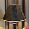 Paisley Jacquard Black and Gold Fabric Tapered Empire Lampshade