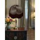 Paisley Jacquard Black Dome Fabric Lampshade