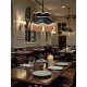 Paisley Jacquard Black Cream and Gold Victorian Lampshade