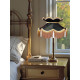 Paisley Jacquard Black Cream and Gold Victorian Lampshade